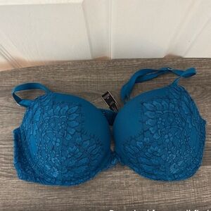 Victoria's Secret Very Sexy Teal Lace Push Up Bra